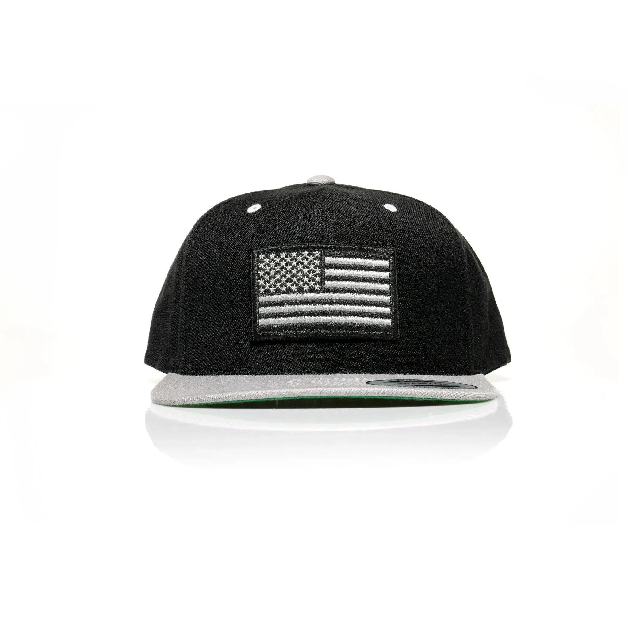 USA Black Flag Patch Snapback