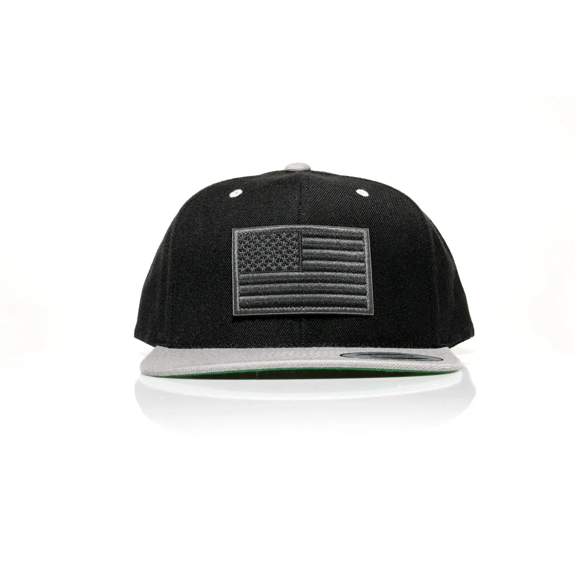 USA Black Flag Patch Snapback