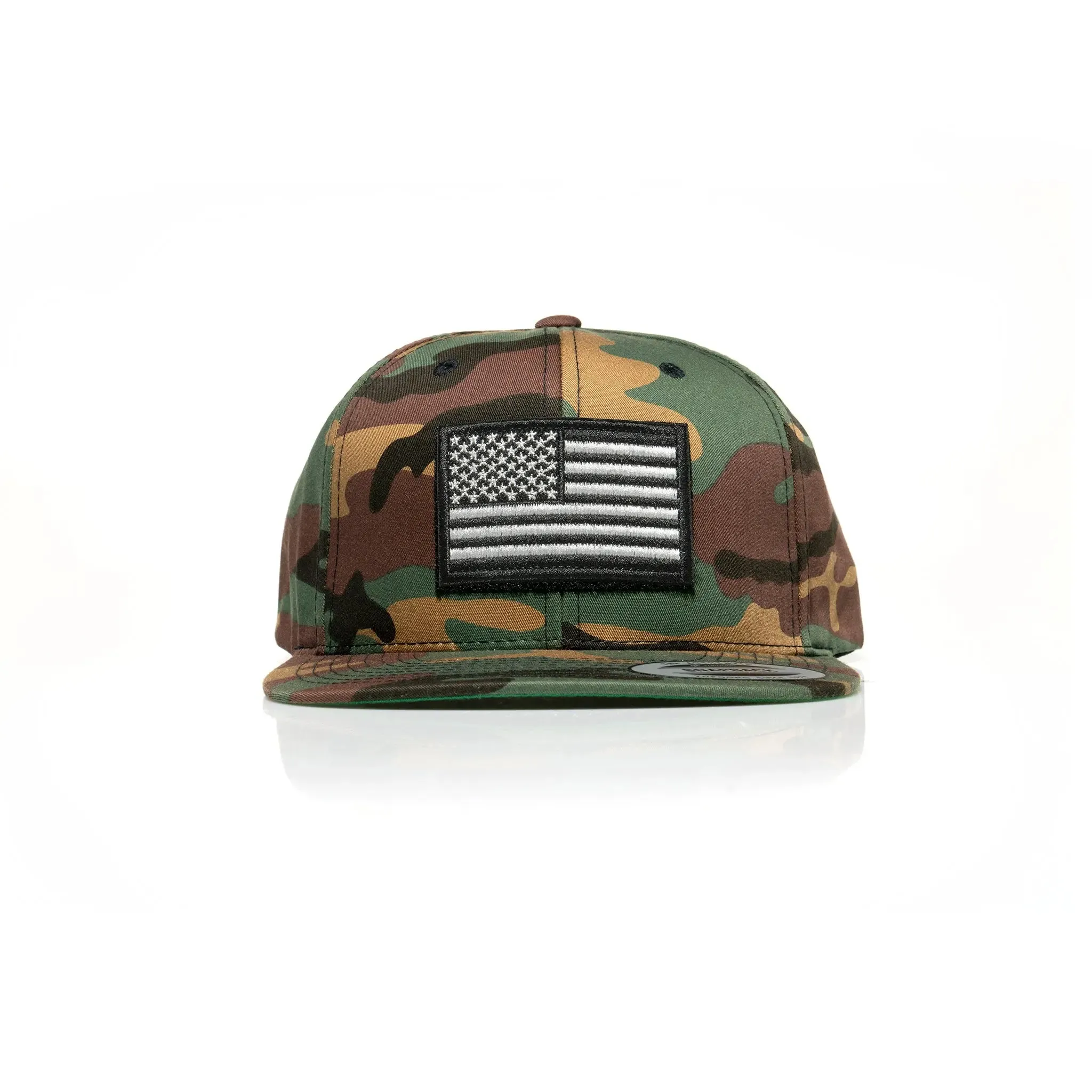 USA Black Flag Patch Snapback