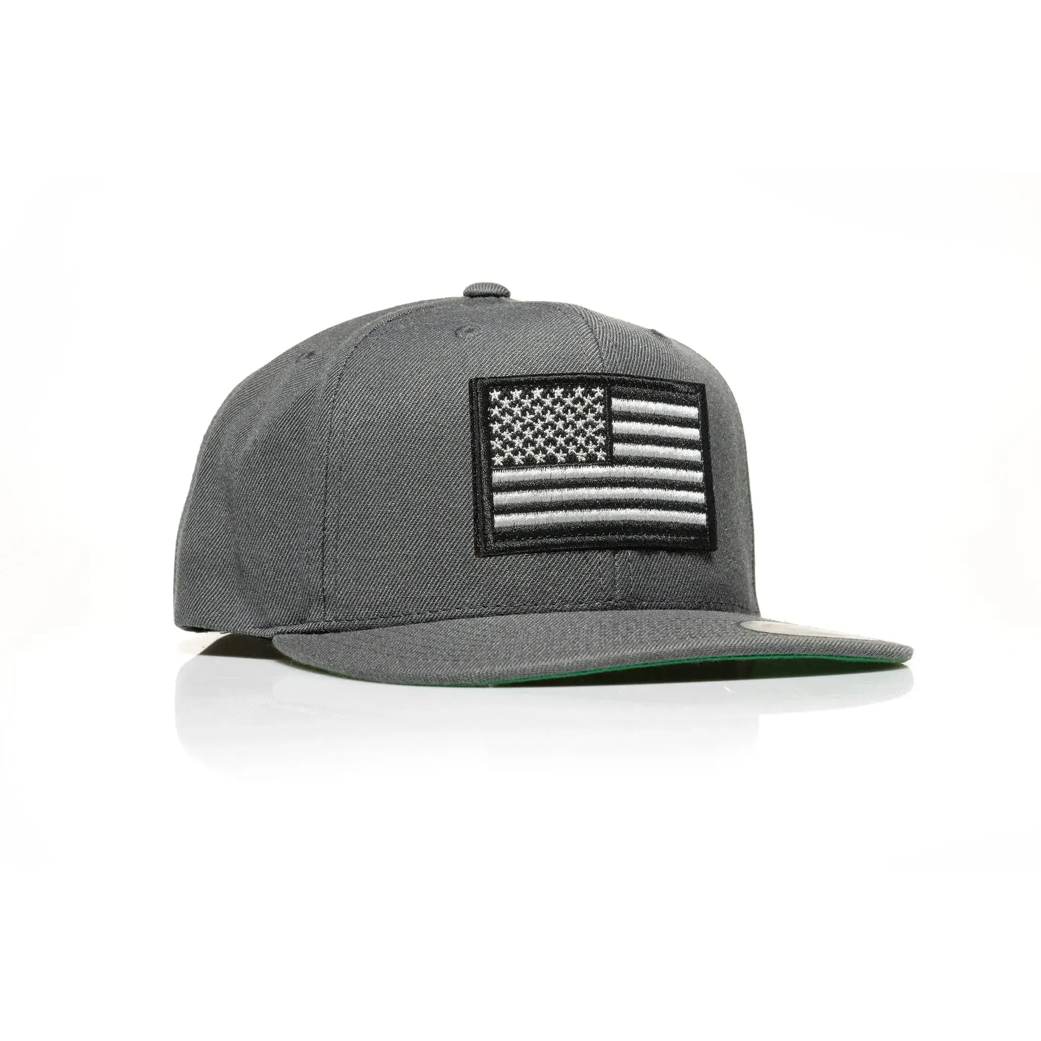 USA Black Flag Patch Snapback