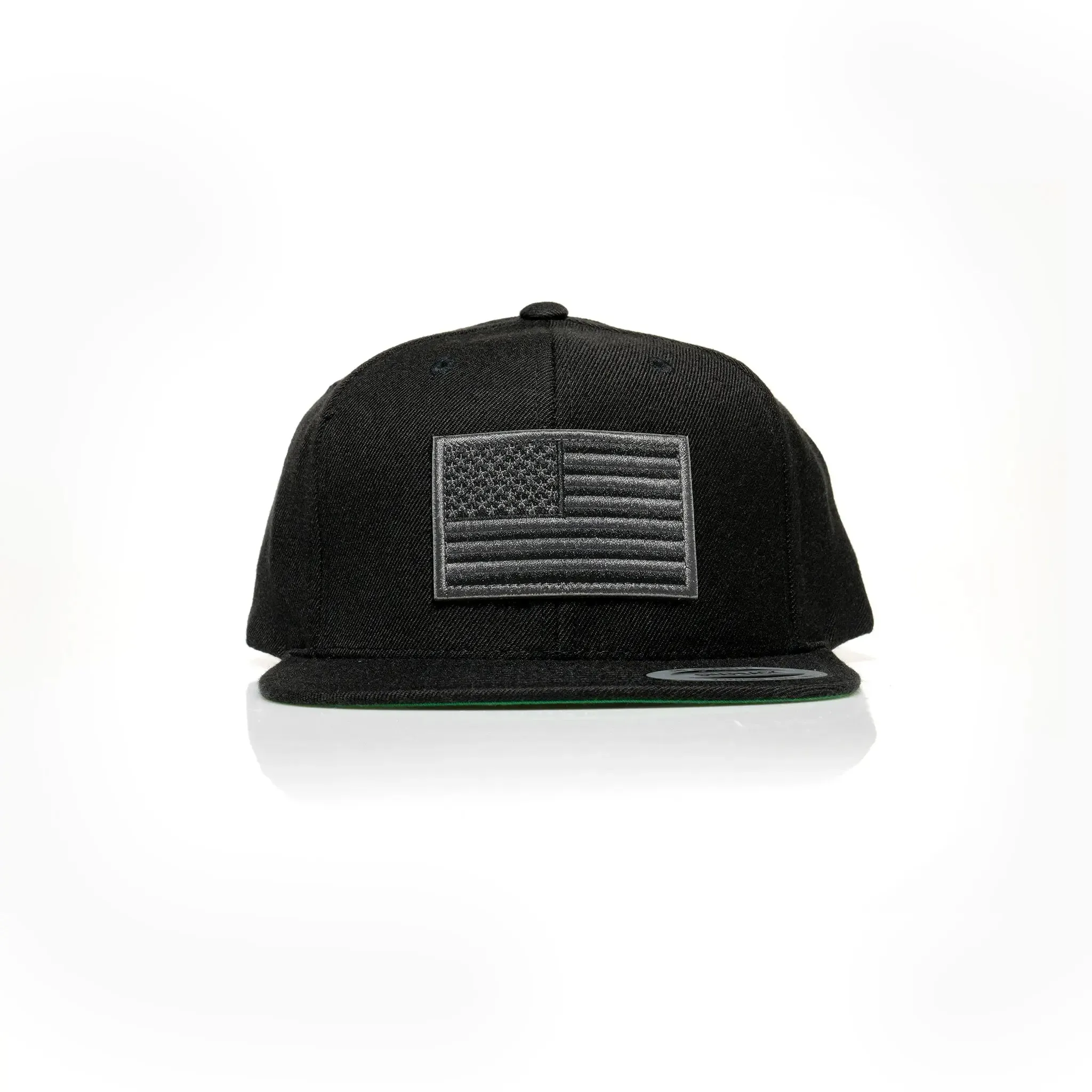 USA Black Flag Patch Snapback