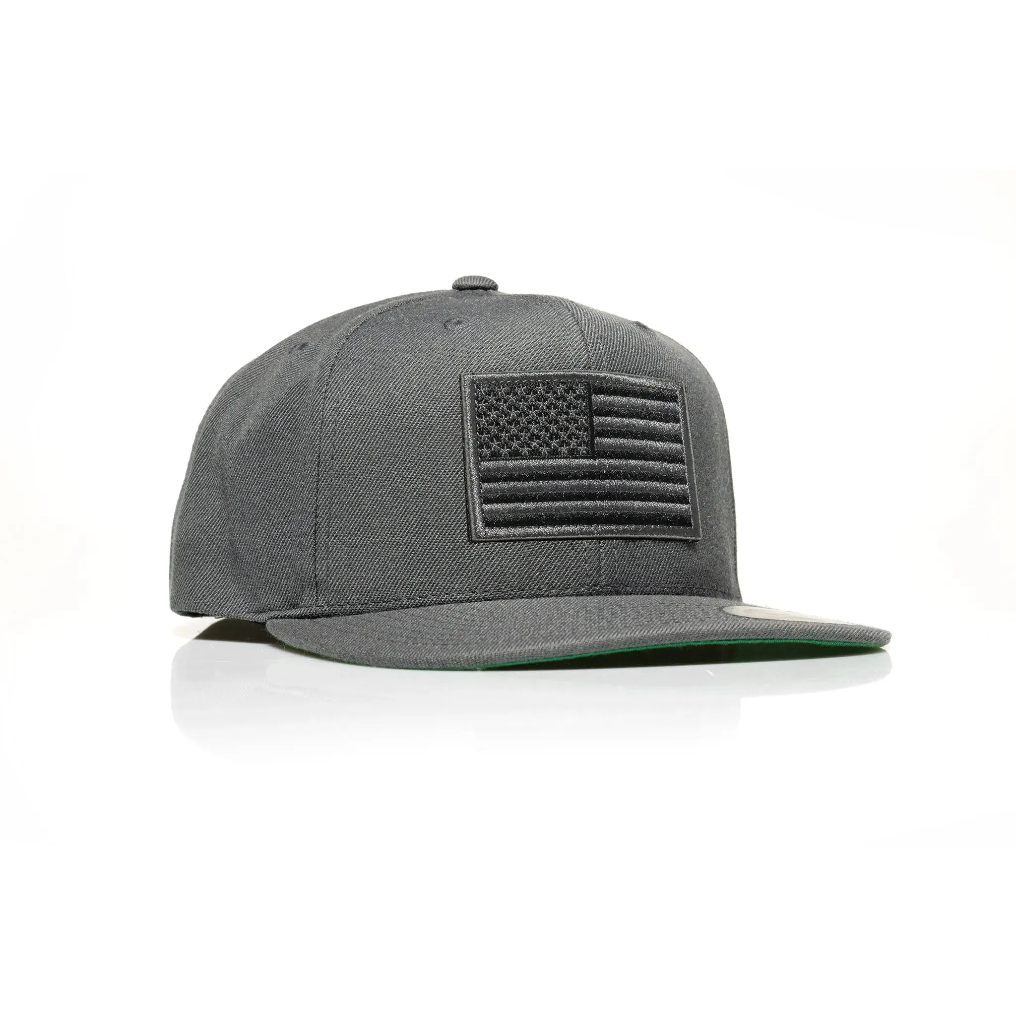 USA Black Flag Patch Snapback