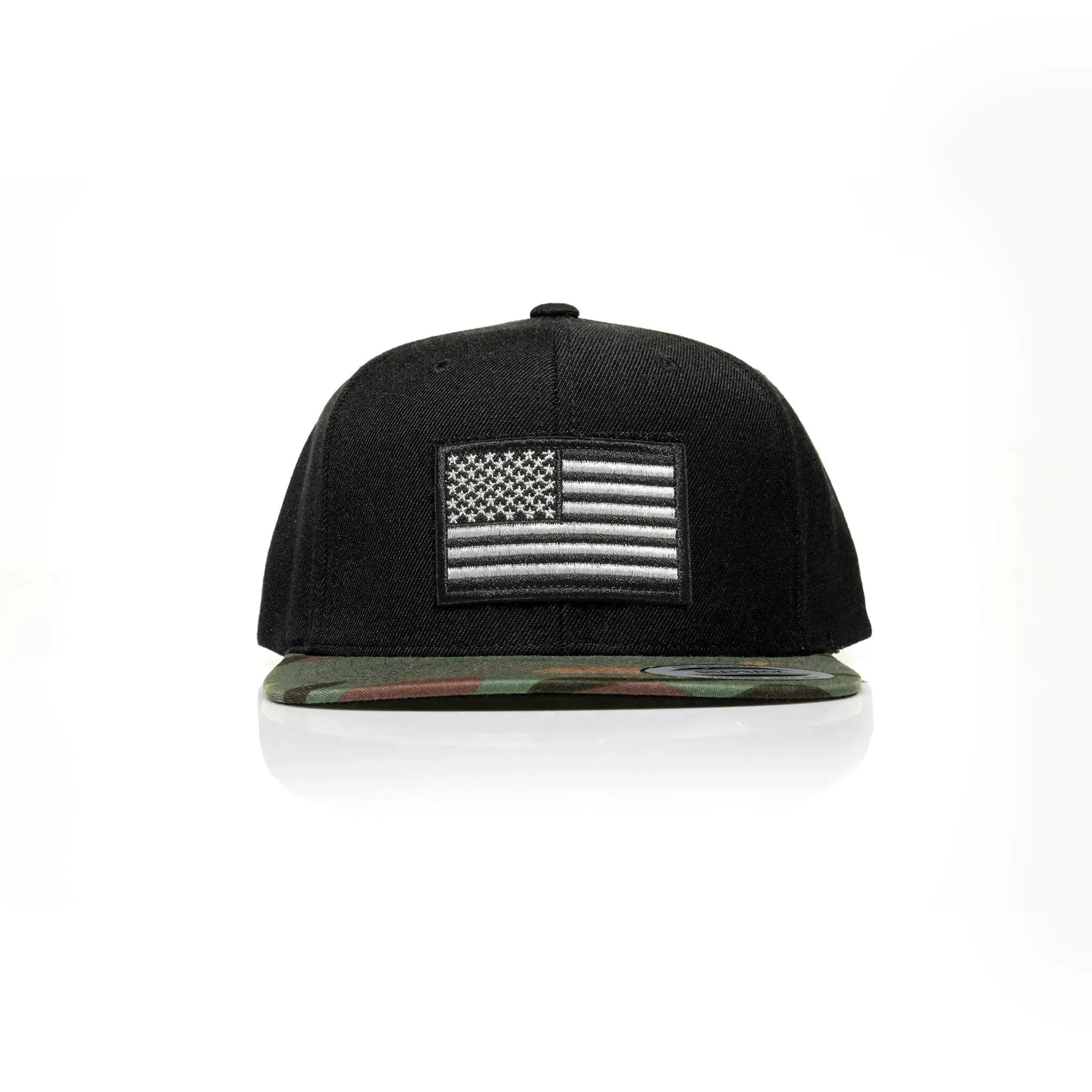 USA Black Flag Patch Snapback