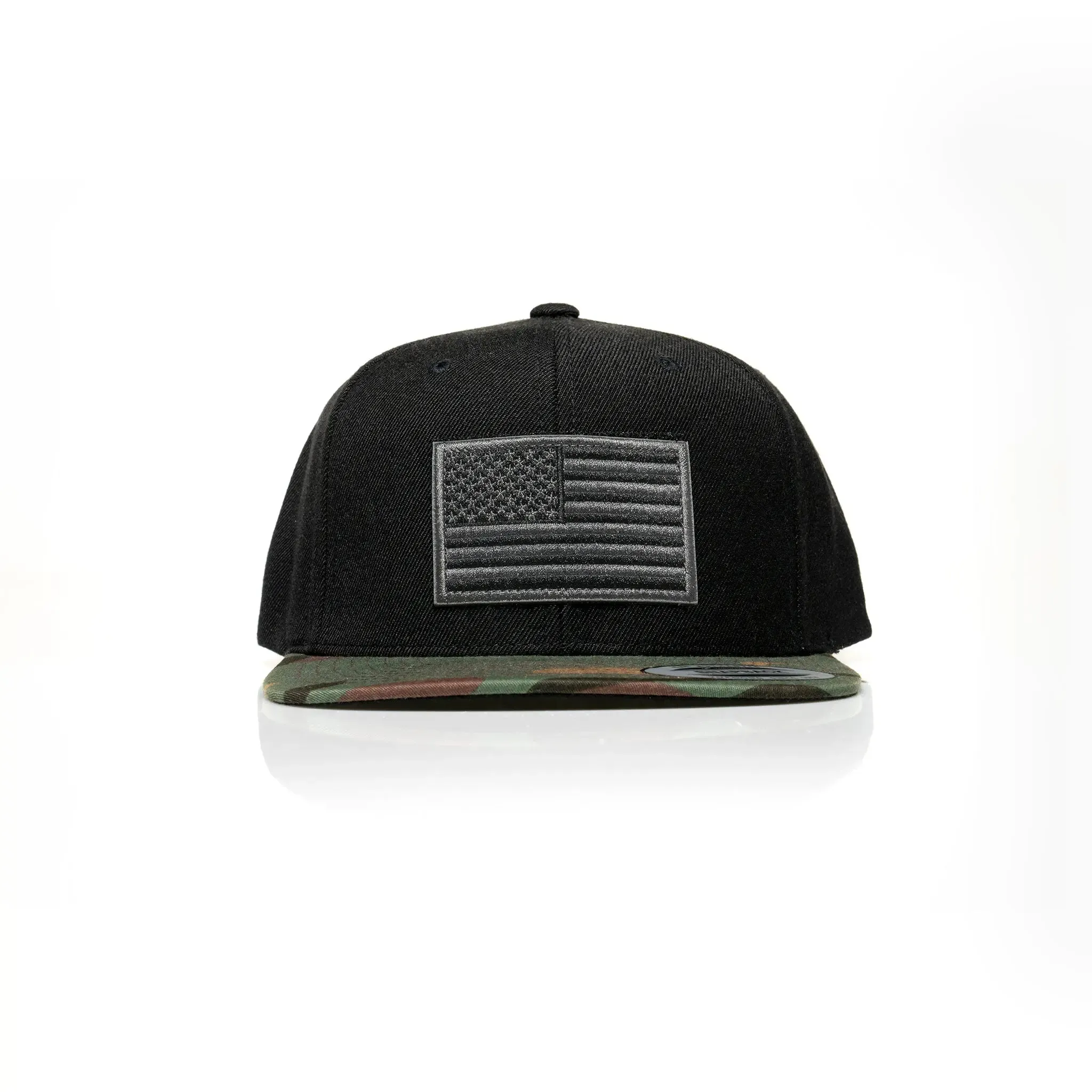 USA Black Flag Patch Snapback