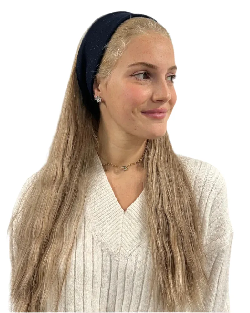 Valeri Shimmer Knit Headband / Standard Width