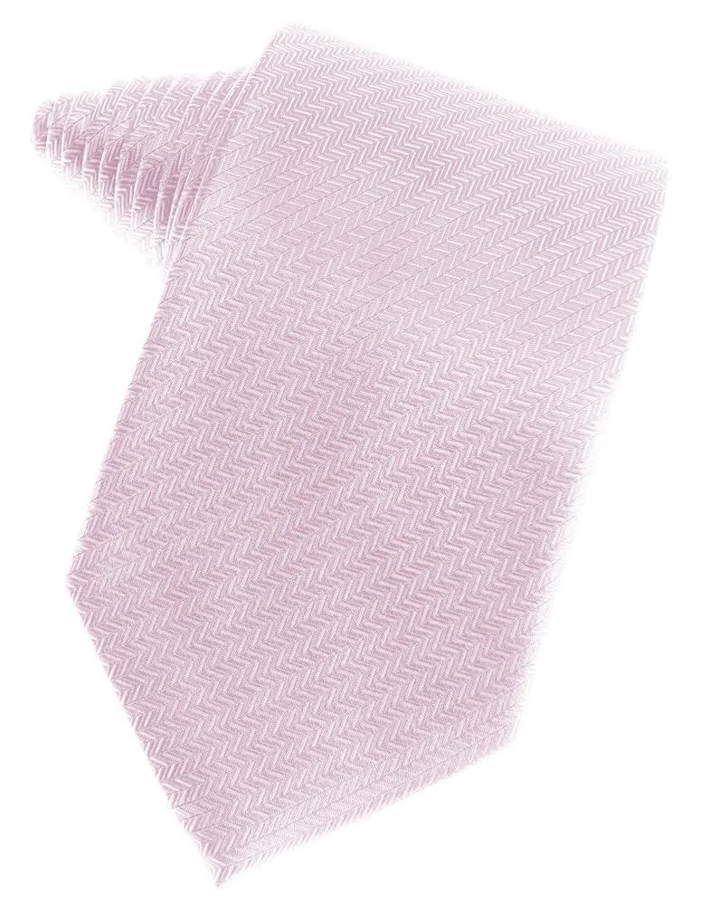 Watermelon Herringbone Necktie