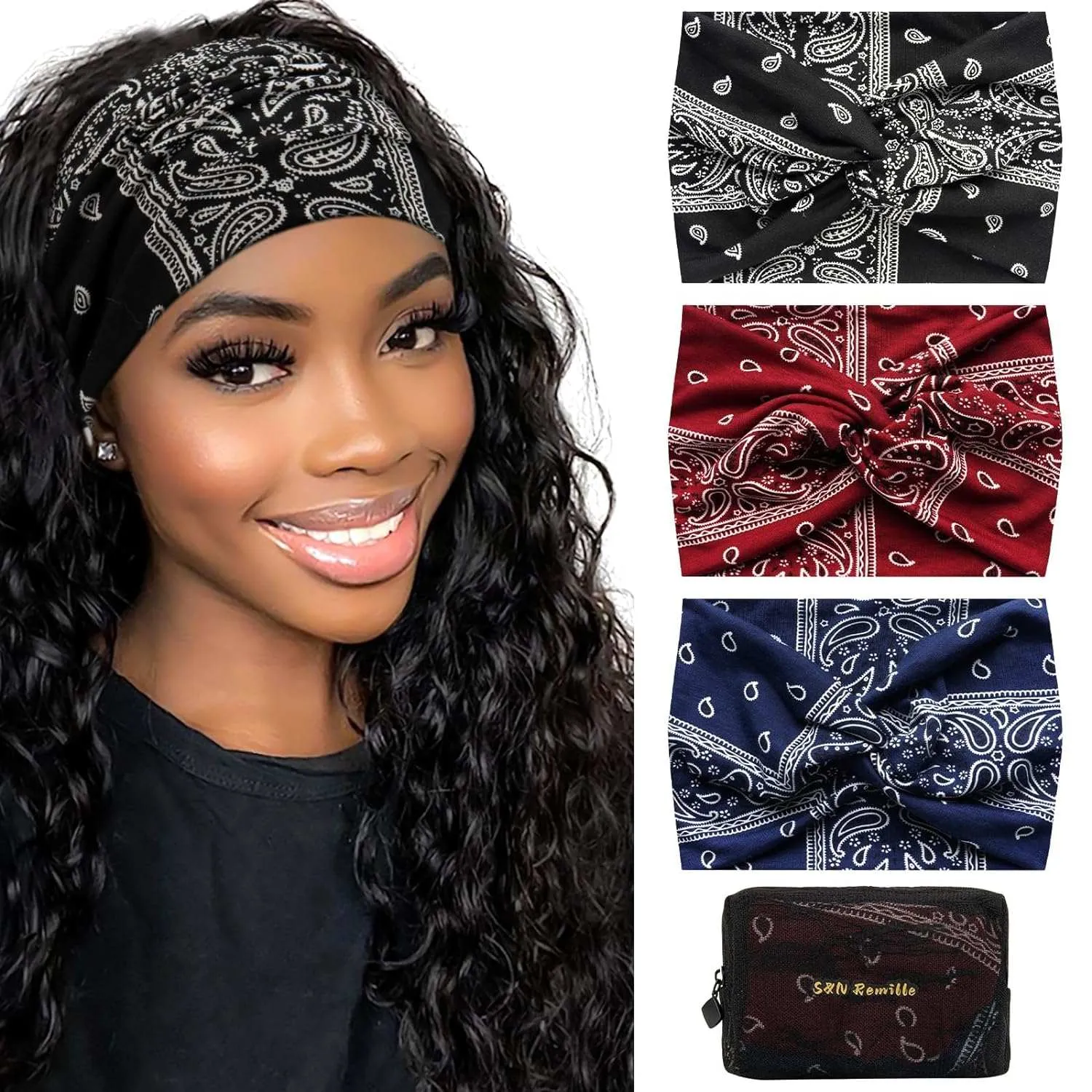 Wide Boho Headbands for Women