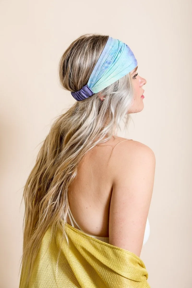 Wide Tie-Dye Headband